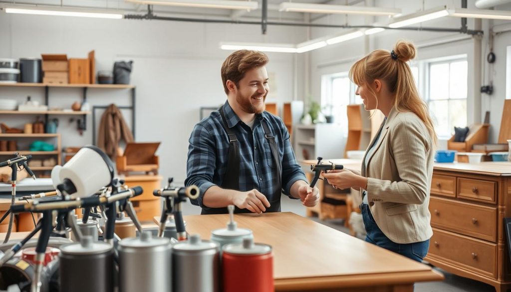 customer-centred spray painting service